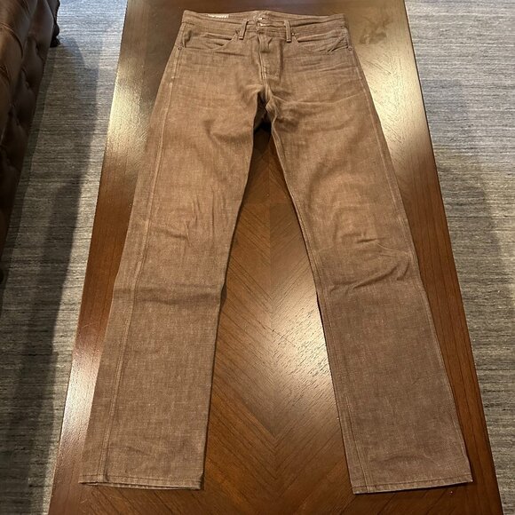 Freenote Cloth Wilkes Western Brown Denim Jeans - Picture 1 of 7